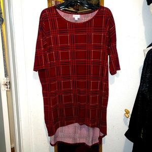Red Plaid Lularoe Top